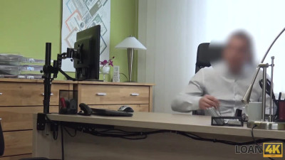 Hot czech teen hard sucks dick and fucks in office