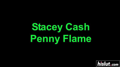 Stacey Cash with Penny Flame interracial sex