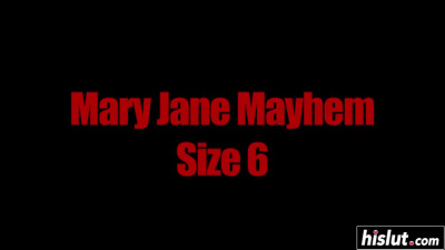 Hairy & busty redhead Mary Jane Mayhem jizzed