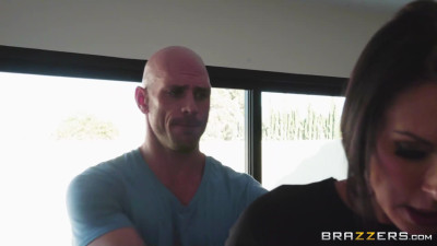 Large tits Reagan Foxx & Johnny Sins hard pussy eating