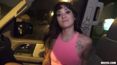 Sucking cock in car next to couple Gia Paige