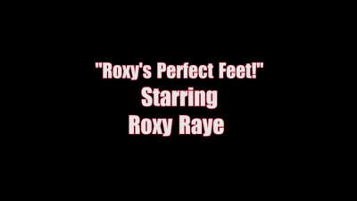 Foot fetish next to very hot blonde haired Roxy Raye