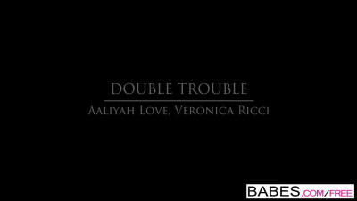 Big ass BBW Veronica Ricci & Aaliyah Love anal double