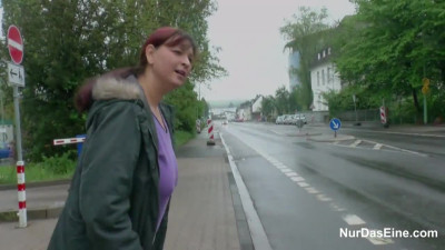 Deutsch MILF plowed hard on the street