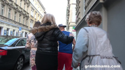 Grand Mams: Group sex alongside super sexy mature